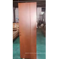 Red oak veneered solid flush door with metal strips for Middle east